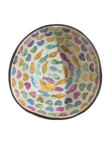 Vietnam Cheap Price Natural <b>Coconut</b> <b>Shell</b> Bowl Mother of Pearl Inlay Handmade For Dining Table Decoration And Home Use - Product Image 4