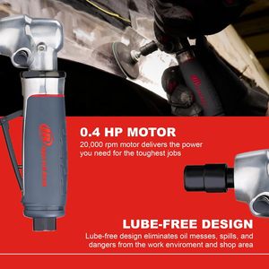 Amoladora Neumática Ingersoll Rand 5102MAX de Ángulo Recto, 0.4 HP, 20000 RPM, Herramienta Ligera para Pulir, Lijar, Desbarbar y Abrillantar - Product Image 3
