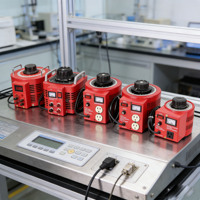 Autotransformateur Variable 220V AC 115V Monophasé 2000W avec Bobine Toroidale à Enroulement en Cuivre pour Utilisation Électronique