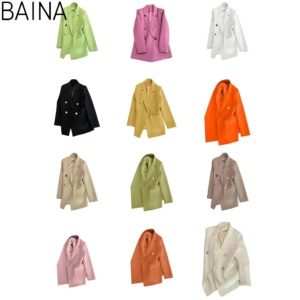 Abrigo de Mujer 2025, Blazer de Manga Larga, Estilo Coreano, Lujoso, Corte Holgado, Ropa Femenina - Product Image 5