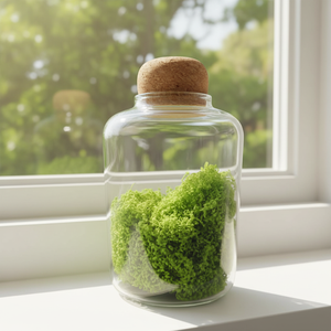 7*11cm <strong>Small</strong> Modern Transparent Hydroponic Borosilicate Glass Tabletop Vases with Cork Lid for Home Wedding Christmas - Product Image 1