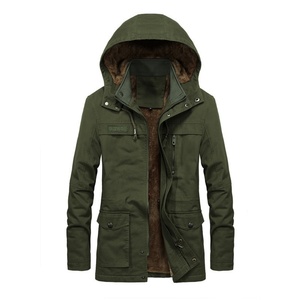 Custom <b>Winter</b> Jacket Men's <b>Thick</b> Warm Fur Hooded Parka Men's Jacket <b>Coat</b> <b>Thick</b> Warm <b>Coat</b> - Product Image 2