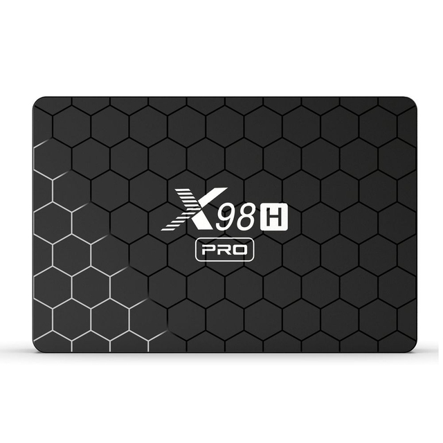 Popular X98H Pro Android Tv Box 4k Ultra Hd Streaming Device Dual Band Wifi 2G/16G Allwinner H618 Smart Tv Box for Homeused