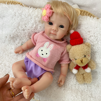 Figurine en silicone de 30 cm, poupée reborn, corps souple lesté, 12 pouces, poupées interactives pour tout-petits