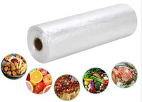 Heetverkopende wegwerp PE voedselverpakkingszakken, voedselveilige transparante plastic zakken voor groenten en fruit, duurzame wegwerp zakken voor het bewaren van vers voedsel