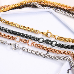 Collana da Uomo in Acciaio Inossidabile <span class=keywords><strong>Argento</strong></span> con Catena in Bambù 6MM, <span class=keywords><strong>60</strong></span> <span class=keywords><strong>cm</strong></span>, Stile Hip Hop, Gioielli per la Festa del Papà - Product Image 4