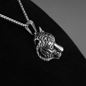 Collier en acier inoxydable avec pendentif tigre personnalisé OEM, bijoux hip-hop, bienvenue sur la commande directe d'usine - Product Image 4