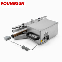 YOUNGSUN Table Style Semi Automatique Industrielle Chaleur Impulsion Sac En Plastique Pied Portable Scellant Pédale Machine De Scellage