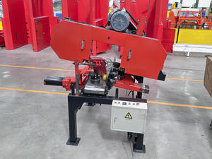 <span class=keywords><strong>Scie</strong></span> à ruban horizontale industrielle pour le bois, inclinable de 0 à 15° °   Pour des coupes à onglets précises, utilisation en usine <span class=keywords><strong>et</strong></span> en atelier de menuiserie - Product Image 3