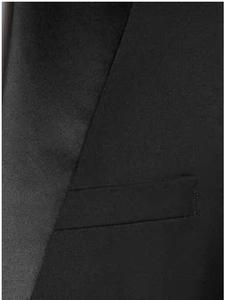 Customized Half Canvas Fashion Black Tuxedo Men <strong>Tailcoat</strong> - Product Image 3