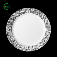 Assiettes rigides décoratives élégantes en PS de 9 pouces pour douche nuptiale et réception – Fournisseur Flash Factory