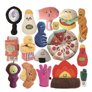 Fábrica al por mayor OEM ODM directamente de peluche personalizado accesorios para mascotas cachorro Squeak juguetes perro de peluche - Product Image 3