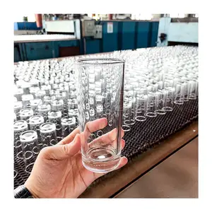 Vasos altos transparentes de alta Base para <span class=keywords><strong>Bar</strong></span>, vasos de vidrio para beber agua, zumo, cerveza, vino, whisky <span class=keywords><strong>y</strong></span> cóctel - Product Image 1