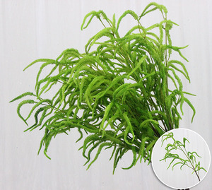 Vente en gros de plantes vertes artificielles Feuilles vertes pour décoration de mariage en forêt Arrangement floral de fond - Product Image 6