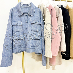 Vente chaude directe mode vert blazer femmes bureau d'affaires décontracté dame printemps costume haut vêtements d'occasion en balles mixtes - Product Image 3