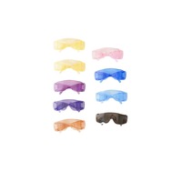 Lunettes de poupée colorées en PVC de 6 cm, lunettes de dessin animé à la mode pour Labubu, vente en gros