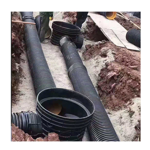 Tuyau PE ondulé à double paroi en HDPE de grand diamètre 48 36 <span class=keywords><strong>30</strong></span> 24 20 pouces Tuyaux de ponceau Tubes en plastique de drainage et bon marché - Product Image 2
