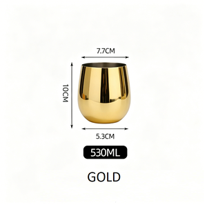 Modern Metal Cocktail Cups Copper Gold Silver Finish Reusable <b>Bar</b> <b>Tools</b> 350ml Diameter Over 10cm - Product Image 5