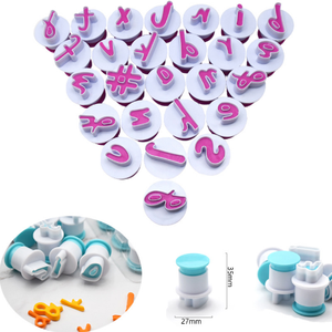 Presse à main arabe 3D en plastique, nouvelle collection, 6 pièces, DIY, lettres noires, <span class=keywords><strong>emporte</strong></span>-pièce - Product Image 1
