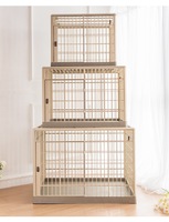 Cage pour chien pliable en métal et plastique, durable, pour intérieur et extérieur, avec plateau amovible, pour chiens de petite et moyenne taille, directement de l'usine