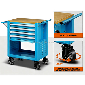 Chariot d'<span class=keywords><strong>atelier</strong></span> mobile en acier OBM, armoire à outils, chariot à outils, boîte à outils pour ateliers et usines, coffre à outils - Product Image 2