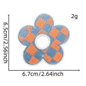 Fantasy Macaroon Color Embroidered Iron on Flower Just Gave Fun butterfly Patch for Clothing <b>Hat</b> <b>Bag</b> Decoration - Product Image 5