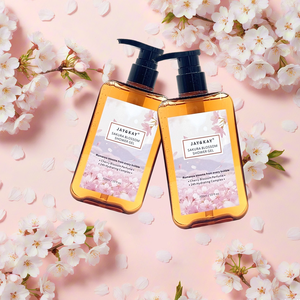 Gel <span class=keywords><strong>de</strong></span> ducha <span class=keywords><strong>de</strong></span> flor <span class=keywords><strong>de</strong></span> cerezo <span class=keywords><strong>de</strong></span> etiqueta privada piel Normal mujeres blanqueamiento refrescante hidratante niacinamida antipicazón perfumado - Product Image 6