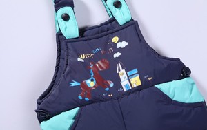 Fabricante Chino de Ropa de Invierno para Niños, Traje de Abrigo y Pantalones de Plumón Unisex para Bebés, de Tela de Algodón - Product Image 6