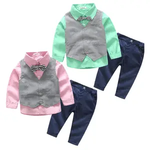 Großhandels preis Reife Mode Kleidung Produktions linie bb Kleidung Baumwolle Jungen Sets von China Markt