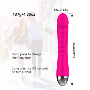 Produk seks Masturbator wanita terlaris Vibrator Dildo silikon puting klitoris G Spot - Product Image 5