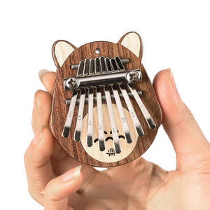 Venta al por mayor Totoro modelo desplumado instrumento musical instrumento para principiantes MINI 8 tonos pulgar Piano Kalimba - Product Image 4