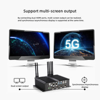 OEM Rockchip RK3399Pro 4K UHD Salida Equipo de publicidad Industrial Mini PC Android Box