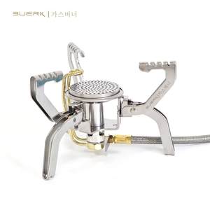 Réchaud à gaz portable Buerk, alimenté au butane, résistant au vent, pour le camping en plein air, en alliage d'aluminium, léger, adapté à une utilisation en haute altitude - Product Image 2