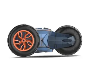 1/28 3 roues RC Stunt Car Auto-démo Double entraînement latéral Rotation de 360 degrés avec lumière