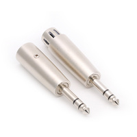 Adaptateur XLR mâle à 3 broches vers jack stéréo 6.35MM Convertisseur XLR femelle à 3 cœurs vers jack stéréo 6.35MM pour microphone AV MIC Mixer
