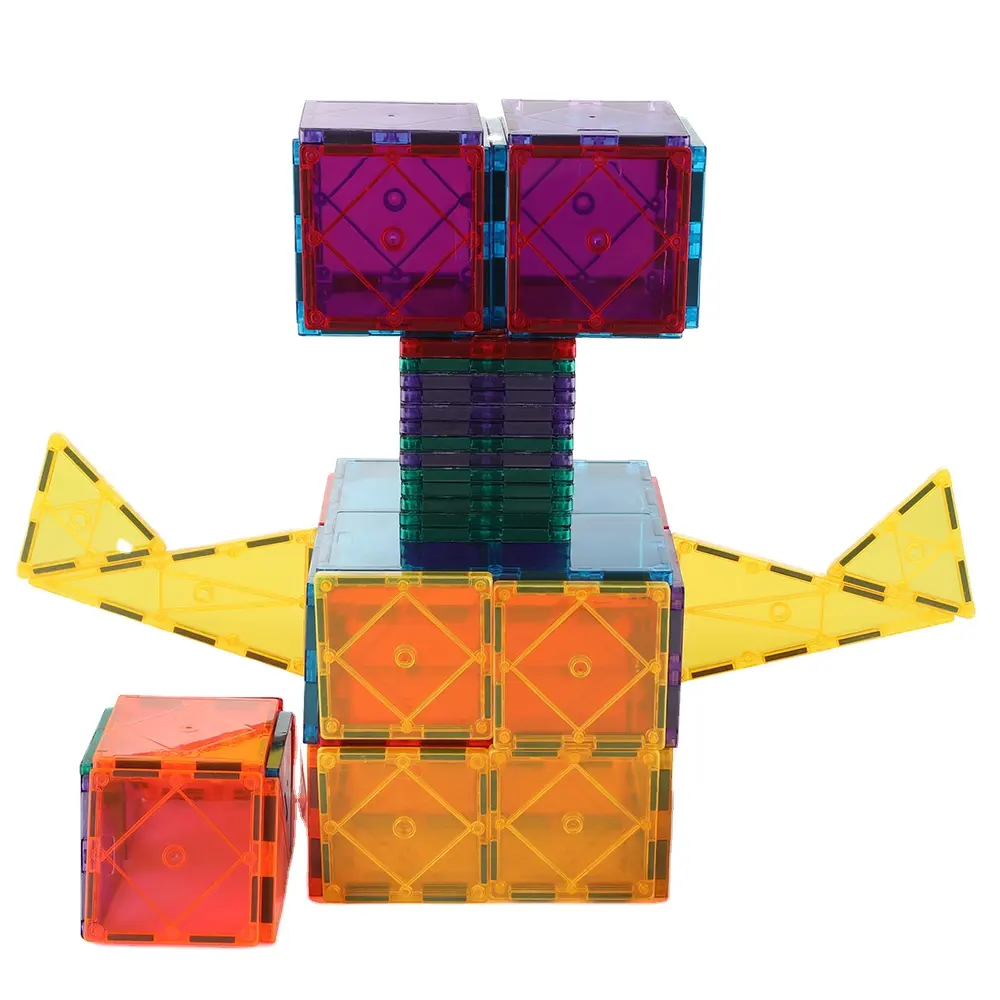 Magnetic Blocks Children's Magnetic Building Block Toy Robot Large Particles Free To Build Early Education Educational Toys