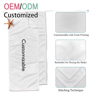 Telo Mare in Microfibra Leggero Personalizzato con Foto, Design a Trasferimento Digitale, Lussuoso Bianco, Doppio Lato - Product Image 3