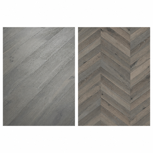 Planches <span class=keywords><strong>de</strong></span> chêne <span class=keywords><strong>blanchi</strong></span> <span class=keywords><strong>de</strong></span> qualité supérieure, parquet à rainures et languettes, revêtement en <span class=keywords><strong>bois</strong></span> épais, norme CE - Product Image 2