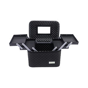 Bolsa de Maquillaje Portátil al por Mayor, Caja de Viaje de Gran Capacidad, Caja de Almacenamiento de Maquillaje de Escritorio Multicapa Portátil - Product Image 1