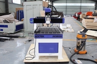 Routeur cnc de haute précision AccTek 6090, avec réservoir d'eau, rail rond de 600x900mm, livraison gratuite