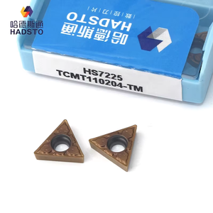 Offre Spéciale HADSTO <span class=keywords><strong>CNC</strong></span> lame de tour TCMT 110204 110208-TM HS7225 supports de tour carbure tournant insérer <span class=keywords><strong>CNC</strong></span> outils de tour - Product Image 1