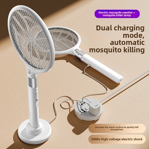 Lámpara Antimosquitos Eléctrica USB al por Mayor, <span class=keywords><strong>Raqueta</strong></span> Recargable Mata Moscas y Mosquitos, Bate Eléctrico Antimosquitos - Product Image 1