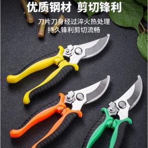 Tijeras de Podar Curvas Manuales de 7 Pulgadas para Jardinería, para Podar Ramas y Cortar Flores, Directo de Fábrica - Product Image 1