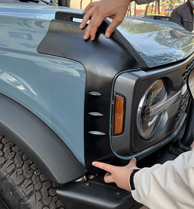Nouvelle protection de bord avant et arrière contre le vent, protection de capot moteur avant pour accessoires Ford Bronco 2021-2023, 2/4 portes - Product Image 5