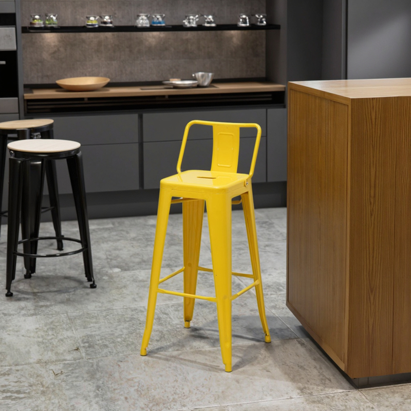 Stackable Metal bar Stool High Chair