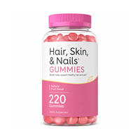 OLLI Vente en gros de bonbons gélifiés à la biotine halal personnalisés avec étiquette privée, complément vitaminique pour les cheveux, la peau et les ongles, produit de beauté