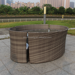 Nuovo design <span class=keywords><strong>esterno</strong></span> mobili <span class=keywords><strong>da</strong></span> giardino in <span class=keywords><strong>rattan</strong></span> PE mobili in <span class=keywords><strong>rattan</strong></span> di vimini tavolo <span class=keywords><strong>da</strong></span> pranzo e sedia set - Product Image 6