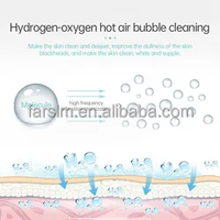 FARSLIM 6 en 1 Jet d'oxygène pour le visage, blanchiment de la peau, anti-âge, nettoyage de la peau, traitement de l'acné, hydradermabrasion à l'oxygène, appareil facial