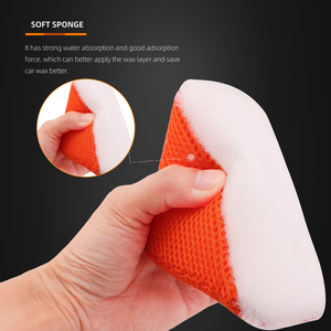 Spugna triangolare SPTA per la pulizia degli interni dell'auto, confezione da 1, spugna a cuneo per la pulizia di pelle, gomma e plastica - Product Image 3