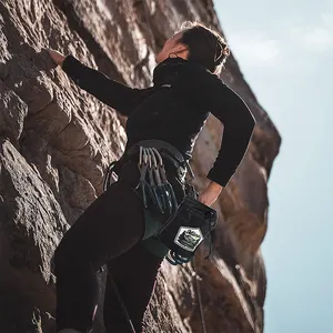 Anpassen Leichte Boulder ing Chalk Bag Gewichtheben Chalk Bag Pouch Ripstop Draw string Rock Climbing Chalk Bag